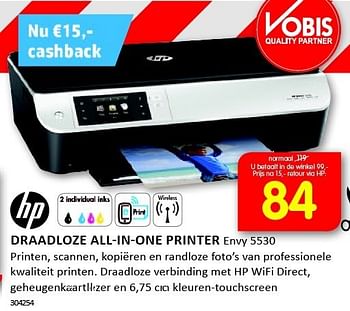 Aanbiedingen Hp draadloze all-in-one printer - HP - Geldig van 05/01/2015 tot 11/01/2015 bij It's Electronics