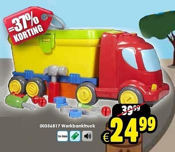 Aanbiedingen Werkbanktruck - Huismerk - Toychamp - Geldig van 03/01/2015 tot 18/01/2015 bij ToyChamp