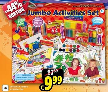 Aanbiedingen Jumbo activities set - Jumbo - Geldig van 03/01/2015 tot 18/01/2015 bij ToyChamp