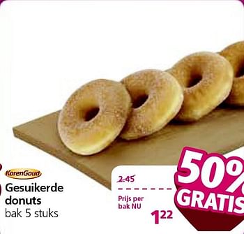 Aanbiedingen Gesuikerde donuts - Korengoud - Geldig van 05/01/2015 tot 11/01/2015 bij Jan Linders