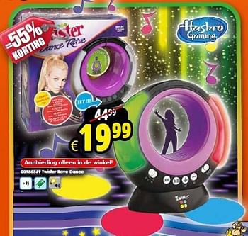 Aanbiedingen Twister rave dance - Hasbro - Geldig van 03/01/2015 tot 18/01/2015 bij ToyChamp