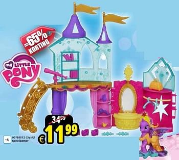 Aanbiedingen Crystal speelkamer - My Little Pony - Geldig van 03/01/2015 tot 18/01/2015 bij ToyChamp