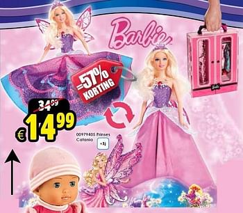 Aanbiedingen Prinses catania - Mattel - Geldig van 03/01/2015 tot 18/01/2015 bij ToyChamp