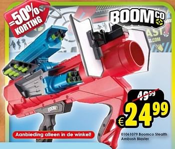 Aanbiedingen Boomco stealth ambush blaster - Boomco - Geldig van 03/01/2015 tot 18/01/2015 bij ToyChamp
