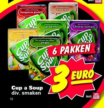 Aanbiedingen Cup a soup - Unox - Geldig van 02/01/2015 tot 11/01/2015 bij Nettorama