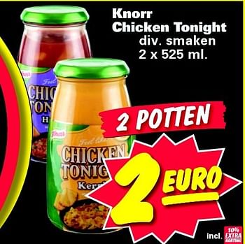 Aanbiedingen Knorr chicken tonight - Knorr - Geldig van 02/01/2015 tot 11/01/2015 bij Nettorama