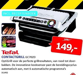 Aanbiedingen Tefal contactgrill optigrill voor de perfecte grillresultaten - Tefal - Geldig van 05/01/2015 tot 11/01/2015 bij De Harense Smid