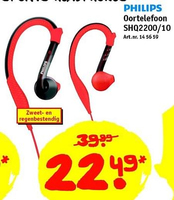 Aanbiedingen Philips oortelefoon - Philips - Geldig van 05/01/2015 tot 18/01/2015 bij Kijkshop