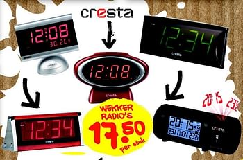 Bezet binair ondernemer Cresta Cresta wekker radio , s - Promotie bij Kijkshop