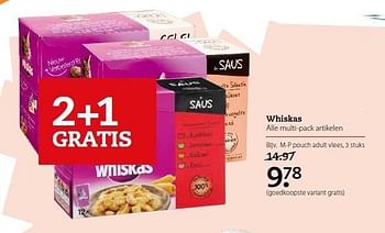 Aanbiedingen Whiskas alle multi-pack artikelen - Whiskas - Geldig van 05/01/2015 tot 18/01/2015 bij Boerenbond