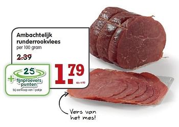 Aanbiedingen Ambachtelijk runderrookvlees - Huismerk - Em-té - Geldig van 11/01/2015 tot 17/01/2015 bij Em-té