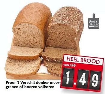 Aanbiedingen Proef `t verschil donker meergranen of boeren volkoren - Huismerk - Deka Markt - Geldig van 11/01/2015 tot 17/01/2015 bij Deka Markt