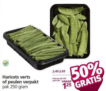 Aanbiedingen Haricots verts of peulen verpakt - Huismerk - Jan Linders - Geldig van 12/01/2015 tot 18/01/2015 bij Jan Linders