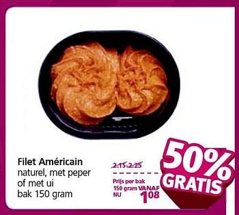 Aanbiedingen Filet américain naturel, met peper of met ui - Huismerk - Jan Linders - Geldig van 12/01/2015 tot 18/01/2015 bij Jan Linders