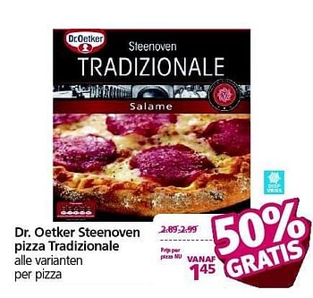 Aanbiedingen Dr. oetker steenoven pizza tradizionale - Dr. Oetker - Geldig van 12/01/2015 tot 18/01/2015 bij Jan Linders