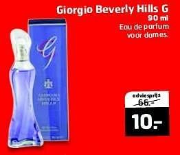 Aanbiedingen Giorgio beverly hills g eau de parfum voor dames - Giorgio Beverly Hills - Geldig van 13/01/2015 tot 18/01/2015 bij Trekpleister