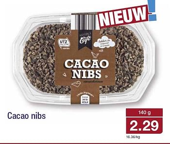 Aanbiedingen Cacao nibs - Nature's Gift - Geldig van 14/01/2015 tot 20/01/2015 bij Aldi