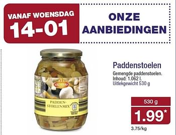 Aanbiedingen Paddenstoelen gemengde paddenstoelen - King's Crown - Geldig van 14/01/2015 tot 20/01/2015 bij Aldi