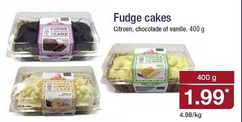 Aanbiedingen Fudge cakes citroen, chocolade of vanille - Huismerk - Aldi - Geldig van 14/01/2015 tot 20/01/2015 bij Aldi