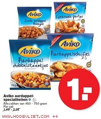 Aanbiedingen Aviko aardappelspecialiteiten - Aviko - Geldig van 14/01/2015 tot 20/01/2015 bij Hoogvliet