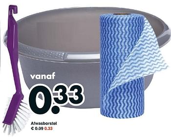 Aanbiedingen Afwasborstel - Huismerk - Wibra - Geldig van 12/01/2015 tot 24/01/2015 bij Wibra