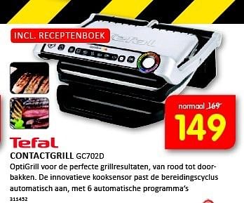 Aanbiedingen Tefal contactgrill optigrill voor de perfecte grillresultaten - Tefal - Geldig van 12/01/2015 tot 25/01/2015 bij It's Electronics