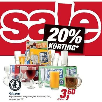 Aanbiedingen Glazen longdrinkglas jordaan 27 cl, verpakt per 12 - Mammoet - Geldig van 14/01/2015 tot 27/01/2015 bij Makro