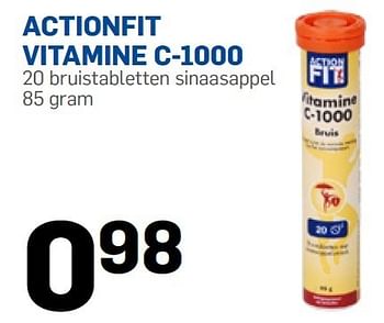 Aanbiedingen Actionfit vitamine c-1000 - Actionfit - Geldig van 05/01/2015 tot 01/02/2015 bij Action