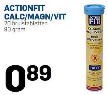 Aanbiedingen Actionfit calc-magn-vit - Actionfit - Geldig van 05/01/2015 tot 01/02/2015 bij Action