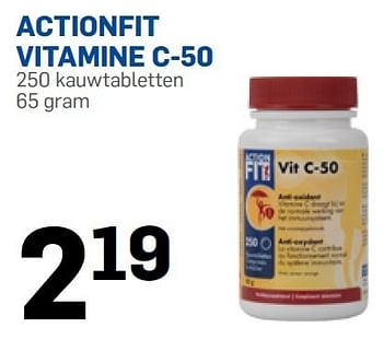 Aanbiedingen Actionfit vitamine c-50 - Actionfit - Geldig van 05/01/2015 tot 01/02/2015 bij Action