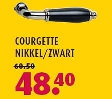 Aanbiedingen Courgette nikkel-zwart - Van Leeuwen - Geldig van 12/01/2015 tot 01/02/2015 bij Hubo