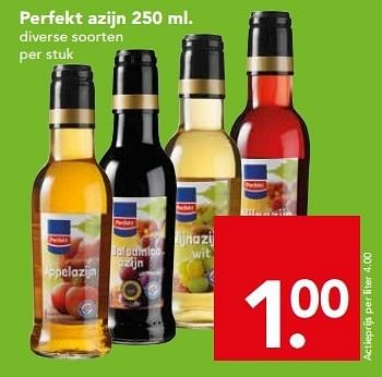 Aanbiedingen Perfekt azijn - Perfekt - Geldig van 18/01/2015 tot 24/01/2015 bij Deen Supermarkten