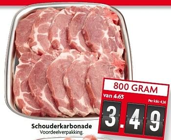 Aanbiedingen Schouderkarbonade voordeelverpakking - Huismerk - Deka Markt - Geldig van 18/01/2015 tot 24/01/2015 bij Deka Markt