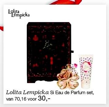 Aanbiedingen Lolita lempicka si eau de parfum - Lolita Lempicka - Geldig van 26/12/2014 tot 06/02/2015 bij De Bijenkorf