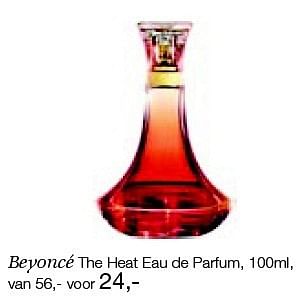 Aanbiedingen Beyoncé the heat eau de parfum - Beyoncé Heat - Geldig van 26/12/2014 tot 06/02/2015 bij De Bijenkorf