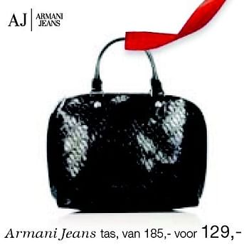 Aanbiedingen Armani jeans tas - Armani - Geldig van 26/12/2014 tot 06/02/2015 bij De Bijenkorf