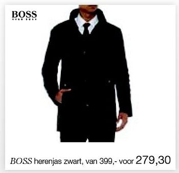 Aanbiedingen Boss herenjas zwart - Boss - Geldig van 26/12/2014 tot 06/02/2015 bij De Bijenkorf