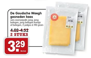 Aanbiedingen De goudsche waegh gesneden kaas - De Goudsche Waegh - Geldig van 18/01/2015 tot 24/01/2015 bij Em-té