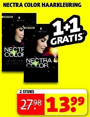 Aanbiedingen Nectra color haarkleuring - Schwartzkopf - Geldig van 20/01/2015 tot 25/01/2015 bij Kruidvat
