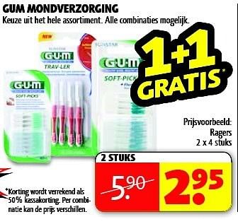 Aanbiedingen Gum mondverzorging - GUM - Geldig van 20/01/2015 tot 25/01/2015 bij Kruidvat