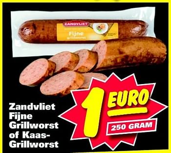 Aanbiedingen Zandvliet fijne grillworst of kaasgrillworst - Zandvliet - Geldig van 19/01/2015 tot 25/01/2015 bij Nettorama