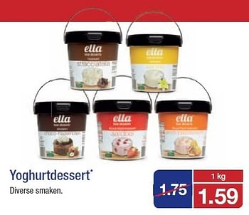 Aanbiedingen Yoghurtdessert - Ella - Geldig van 21/01/2015 tot 27/01/2015 bij Aldi