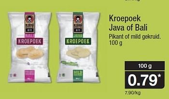 Aanbiedingen Kroepoek java of bali pikant of mild gekruid - Huismerk - Aldi - Geldig van 21/01/2015 tot 27/01/2015 bij Aldi