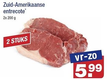 Aanbiedingen Zuid-amerikaanse entrecote - Huismerk - Aldi - Geldig van 21/01/2015 tot 27/01/2015 bij Aldi