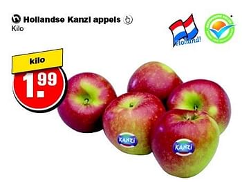 Aanbiedingen Hollandse kanzi appels  - Huismerk - Hoogvliet - Geldig van 21/01/2015 tot 27/01/2015 bij Hoogvliet