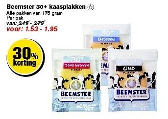 Aanbiedingen Beemster 30+ kaasplakken  - Beemster - Geldig van 21/01/2015 tot 27/01/2015 bij Hoogvliet