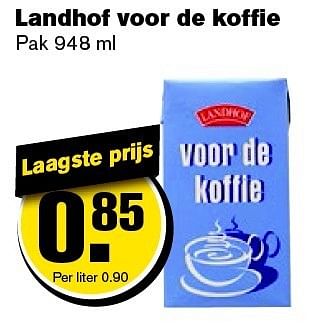 Aanbiedingen Landhof voor de koffie - Landhof - Geldig van 21/01/2015 tot 27/01/2015 bij Hoogvliet
