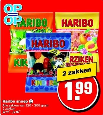 Aanbiedingen Haribo snoep  - Haribo - Geldig van 21/01/2015 tot 27/01/2015 bij Hoogvliet