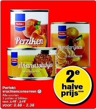 Aanbiedingen Perfekt vruchtenconserven  - Perfekt - Geldig van 21/01/2015 tot 27/01/2015 bij Hoogvliet