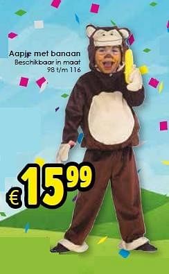 Aanbiedingen Aapje met banaan - Huismerk - Toychamp - Geldig van 26/01/2015 tot 22/02/2015 bij ToyChamp
